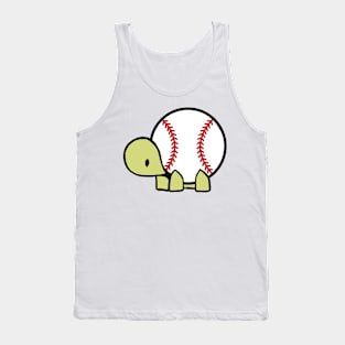 Baseball turtle Tank Top